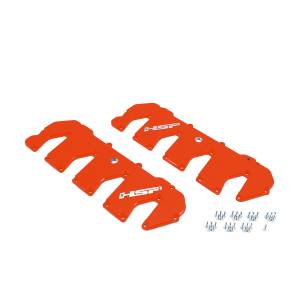 HSP Diesel - HSP Diesel 2011-2016 Chevrolet / GMC Billet Valve Covers M&M Orange - 546-HSP-O - Image 2