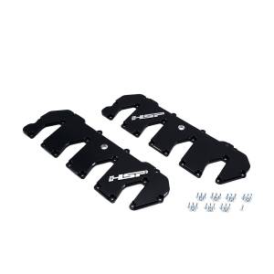 HSP Diesel - HSP Diesel 2011-2016 Chevrolet / GMC Billet Valve Covers Ink Black - 546-HSP-GB - Image 1