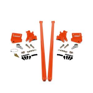 HSP Diesel - HSP Diesel 2011-2019 Chevrolet / GMC 58 inch Bolt On Traction Bars 4 inch Axle Diameter M&M Orange - 535-1-HSP-O - Image 1