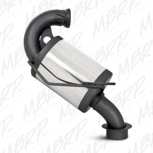 MBRP - MBRP 99-01 Ski-Doo ZX Chassis/MXZ/Formula Z/Summit/Formula Deluxe/600 Trail Series Slip-On Exhaust - 1095306 - Image 1