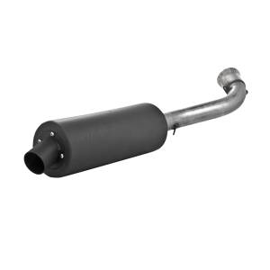 MBRP 07-19 Yamaha YFM Grizzly 700 FI / Kodiak 700 Slip-On Exhaust System w/Sport Muffler - AT-6412SP