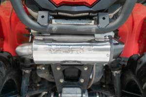 MBRP - MBRP 15-Up Can-Am Outlander 450/500/570 US Market Only 5in Performance Series T304 Slip-on Exhaust - AT-9214PT - Image 2
