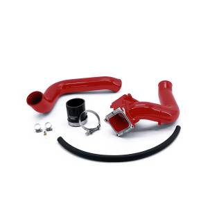 HSP Diesel - HSP Diesel 2004.5-2005 Chevrolet / GMC Max Flow Bridge and Cold Side Flag Red - 204-HSP-BR - Image 1