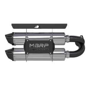 MBRP - MBRP 2014 Polaris RZR XP 1000 Stacked Dual Slip-On Performance Series Exhaust - AT-9516PT - Image 2