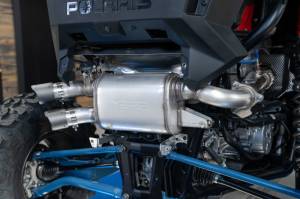 MBRP - MBRP 20-22 Polaris RZR Pro XP 2.5in Slip-On Active Exhaust Dual Out - AT-9524AS - Image 2