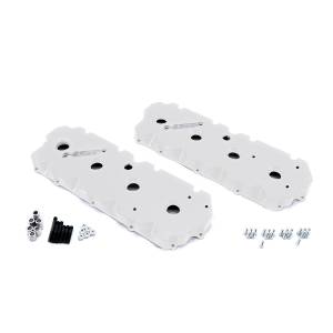 HSP Diesel - HSP Diesel 2001-2004 Chevrolet / GMC Billet Valve Covers Polar White - 146-HSP-W - Image 2