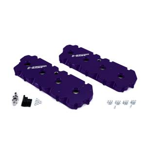 HSP Diesel 2001-2004 Chevrolet / GMC Billet Valve Covers Illusion Purple - 146-HSP-CP