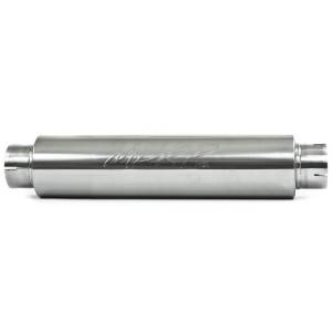 MBRP - MBRP Universal Quiet Tone Muffler 4in Inlet/Outlet 24in Body 6in Dia 30in Overall T304 - M1004 - Image 3
