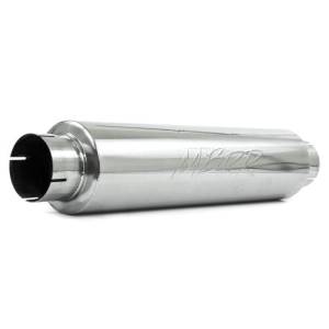 MBRP - MBRP Universal Quiet Tone Muffler 4in Inlet/Outlet 24in Body 6in Dia 30in Overall T304 - M1004 - Image 4
