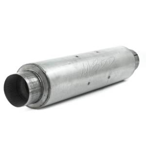 MBRP - MBRP Universal Quiet Tone Muffler 4in Inlet/Outlet 24in Body 6in Dia 30in Overall Aluminum - M1004A - Image 3