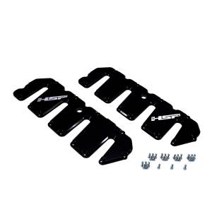 HSP Diesel 2004.5-2010 Chevrolet / GMC Billet Valve Covers Ink Black - 046-HSP-GB