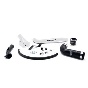 HSP Diesel 2006-2010 Chevrolet / GMC Billet Forward Facing Thermostat Housing Kit Polar White - 041-HSP-W