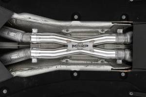 MBRP - MBRP 12-21 Ferrari 812SF/812GTS/F12 6.3L/ 6.5L 3in Resonator Delete X-Pipe - T304 - S3900304 - Image 2