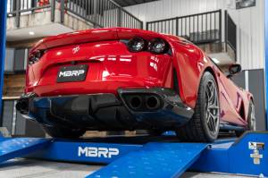 MBRP - MBRP 12-21 Ferrari 812SF/812GTS/F12 6.3L/ 6.5L 3in Resonator Delete X-Pipe - T304 - S3900304 - Image 4