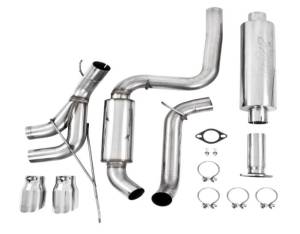 MBRP - MBRP 13-14 Ford Focus ST 2.0L EcoBoost Dual Center Outlet T409 3in Cat Back - S4200409 - Image 4