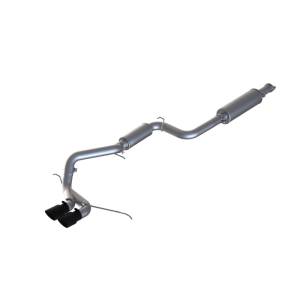 MBRP - MBRP 13-17 Ford Focus ST 2.0L EcoBoost Dual Center Outlet T409 3in Cat Back w/ Black Tips - S4200409BT - Image 2
