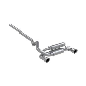 MBRP - MBRP 2016+ Ford Focus RS 3in Aluminized Dual Outlet Cat-Back Exhaust - S4203AL - Image 3