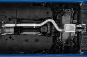 MBRP - MBRP 2023 Toyota Corolla GR 1.6L T304 SS 3in Cat-Back Dual Center Rear w/ Carbon Fiber Tips - S43033CF - Image 2