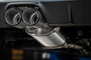 MBRP - MBRP 2023 Toyota Corolla GR 1.6L T304 SS 3in Cat-Back Dual Center Rear w/ Carbon Fiber Tips - S43033CF - Image 3