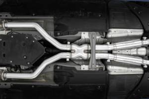 MBRP - MBRP 16-22 Infiniti Q50 3.0L RWD/AWD 3in Cat-Back Dual Split Rear Street Version T304 - S4405304 - Image 2