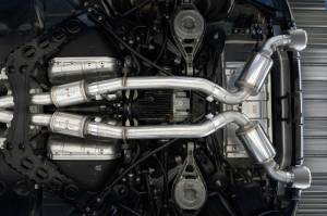 MBRP - MBRP 23-24 Nissan Z 3.0L Armor Pro T304 Stainless Steel 3in Cat-Back Dual Rear Exit w/ 5in OD CF Tip - S44083CF - Image 2