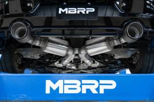 MBRP - MBRP 23-24 Nissan Z 3.0L Armor Pro T304 Stainless Steel 3in Cat-Back Dual Rear Exit w/ 5in OD CF Tip - S44083CF - Image 3