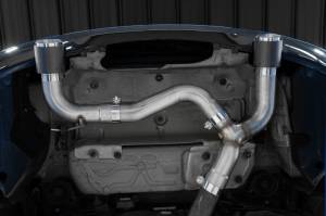 MBRP - MBRP 17-21 BMW M240I 3.0L 3in Axle Back Dual Rear Exit w/ T304 SS Carbon Fiber Tips (Street Version) - S45003CF - Image 2