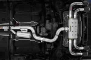 MBRP - MBRP 15-19 VW Golf R 3 in Cat Back w/ 4 in OD Quad Carbon Fiber Tips - T304 - S46053CF - Image 3
