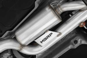 MBRP - MBRP 15-19 VW Golf R 3 in Cat Back w/ 4 in OD Quad Carbon Fiber Tips - T304 - S46053CF - Image 4