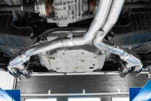 MBRP - MBRP 18-21 Audi S5 Coupe/S4 Sedan T304 SS 2.5in Cat-Back Quad Rear Exit Exhaust - SS Tips - S4607304 - Image 2