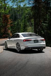 MBRP - MBRP 18-21 Audi S5 Coupe/S4 Sedan T304 SS 2.5in Cat-Back Quad Rear Exit Exhaust - SS Tips - S4607304 - Image 4