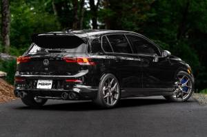 MBRP - MBRP 2022 Volkswagen Golf R MK8 3in Cat-Back Quad Rear w/ Carbon Fiber Tips Valve Delete Exhaust - S46123CF - Image 3