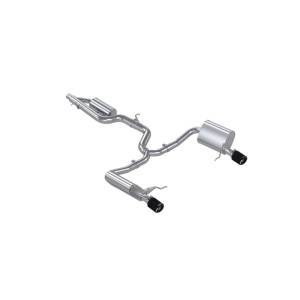 MBRP 17-19 VW Golf SportWagen/Alltrack 1.8T T304SS 3in Cat-Back 2.5in Dual Split Rear w/ CF Tips - S46183CF