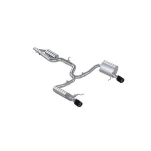 MBRP - MBRP 17-19 VW Golf SportWagen/Alltrack 1.8T T304SS 3in Cat-Back 2.5in Dual Split Rear w/ CF Tips - S46183CF - Image 2
