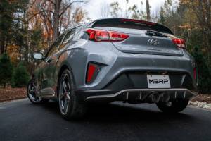 MBRP - MBRP 2019+ MBRP Hyundai Veloster Turbo Cat Back - T304 Stainless - Carbon Fiber Tip - S47053CF - Image 4