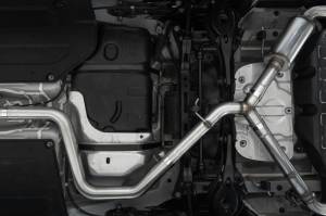 MBRP - MBRP 22-23 Hyundai Elantra N 2.0L Turbo T304 5in OD CF Tips Dual Outlet 3in Cat Back Exhaust - S47103CF - Image 2