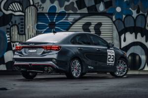 MBRP - MBRP 2022-2023 Kia Forte GT 1.6L Turbo2.5in Axle-Back Dual Split Rear w/ Quad Carbon Tips - S47113CF - Image 4
