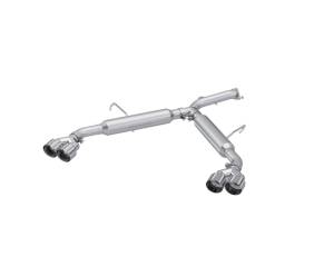 MBRP 22-24 Kia Forte GT Armor Lite AL Steel 2.5in Axle Back Exhaust w/ SS Quad Tips - S4711AL
