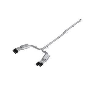 MBRP 21-24 Kia K5, GT 2.5L Turbo T304SS 2.5in Cat-Back w/ Carbon Fiber Quad Tips - S47163CF