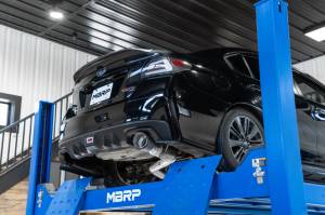 MBRP - MBRP 15-21 Subaru WRX 2.0L/STI 2.5L/11-14 Sed 3in Cat-Back Single Rear Exit w/Carb Fiber Tips- T304 - S48033CF - Image 2