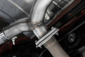 MBRP - MBRP 2022 Subaru BRZ 2.4L/Toyota GR86 2.4L 2.5in Dual Split Rear Exit w/5in OD CF Tips - T304 - S48053CF - Image 3