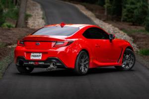 MBRP - MBRP 12-22 Subaru BRZ 17-22 Toyota GR86 Stainless Steel 3in Cat-Back-Single Rear Exit w Carbon Tips - S48063CF - Image 4