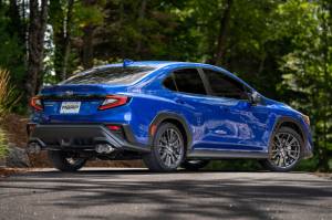 MBRP - MBRP 2022+ Subaru WRX 3in Cat-Back Dual Split Rear Quad Carbon Fiber Tips Street Profile Exhaust - S48073CF - Image 4