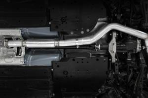 MBRP - MBRP 2022+ Subaru WRX 3in Cat-Back Dual Split Rear Quad Carbon Fiber Tips Race Profile Exhaust - S48083CF - Image 2