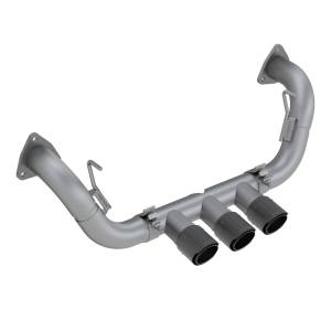 MBRP - MBRP 17+ Acura NSX 2.5in Dual Split Rear Exit Tips - T304 (Street Version) - S49003CF - Image 1