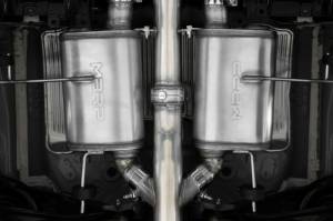 MBRP - MBRP 23-24 Honda Civic Type R 2.0L T304 SS 3in Cat-Back Exhaust Triple Center Outlet w/ Burnt Tips - S49023BE - Image 3