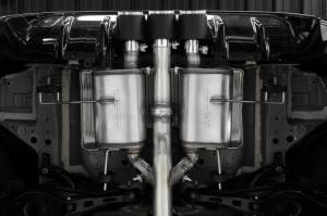 MBRP - MBRP 23-24 Honda Civic Type R 2.0L T304 SS 3in Cat-Back Exhaust Triple Center Outlet w/ Carbon Tips - S49023CF - Image 2