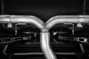 MBRP - MBRP 22-24 Honda Civic SI 1.5L T304 SS 3in Cat-Back Exhaust 2.5in Dual Split Rear w/ Burnt End Tips - S49033BE - Image 3