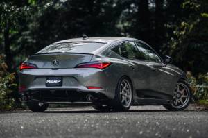 MBRP - MBRP 22-24 Honda Civic SI 1.5L T304 SS 3in Cat-Back Exhaust 2.5in Dual Split Rear w/ Burnt End Tips - S49033BE - Image 4