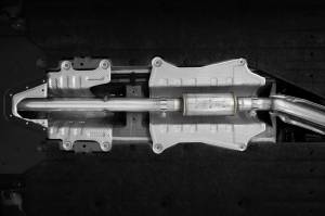 MBRP - MBRP 22-24 Honda Civic SI 1.5L T304 SS 3in Cat-Back Exhaust 2.5in Dual Split Rear w/ CF Tips - S49033CF - Image 2